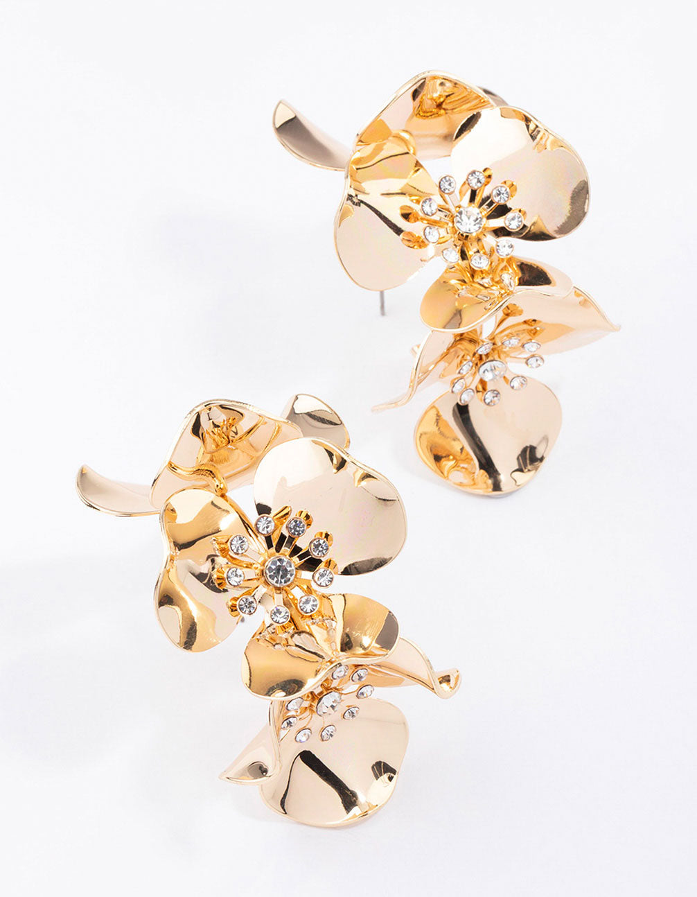 Macy's Diamond Stud Earrings (3/8 ct. t.w.) in 14k White Gold | Plaza Las  Americas