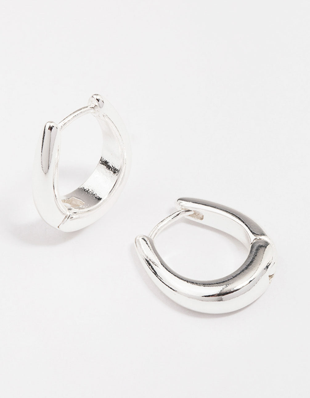 925 Sterling Silver Hoop Earrings | Mens Earrings - Twistedpendant
