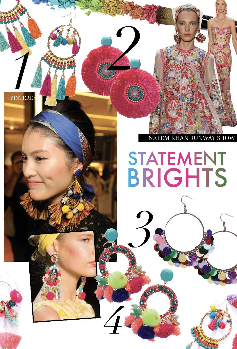 STATEMENT BRIGHTS | Lovisa Jewellery Singapore | Statement Earrings | Jewellery Gift | Tassel Earrings | Pompoms