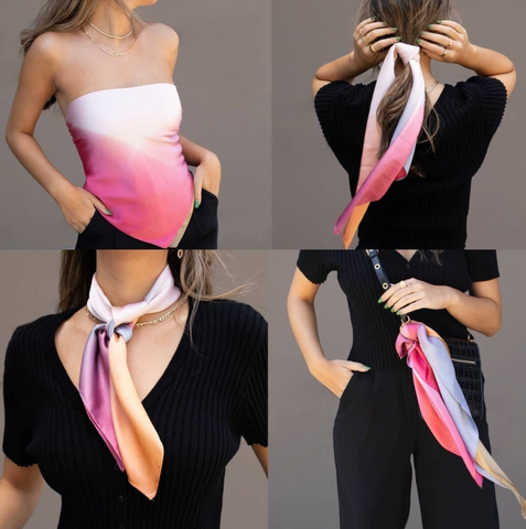 10 Ways to Wear Silk Scarves