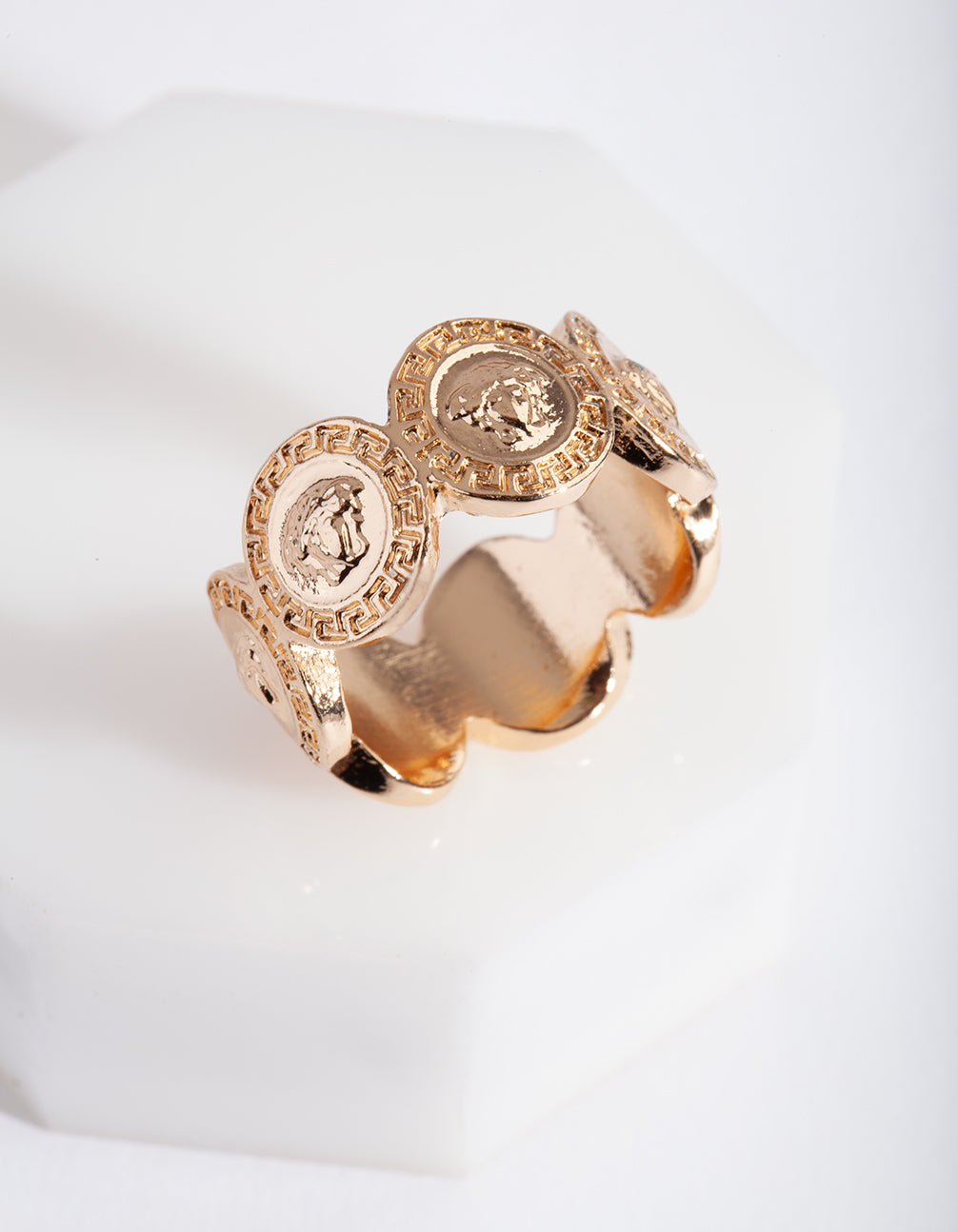 medusa gold ring