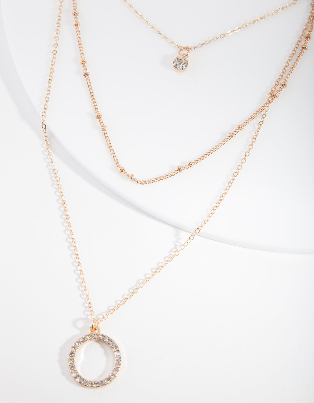 Rose Gold Heart & Infinity Necklace - Lovisa