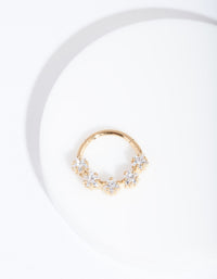 Gold Cubic Zirconia Star Clicker Earring - Lovisa