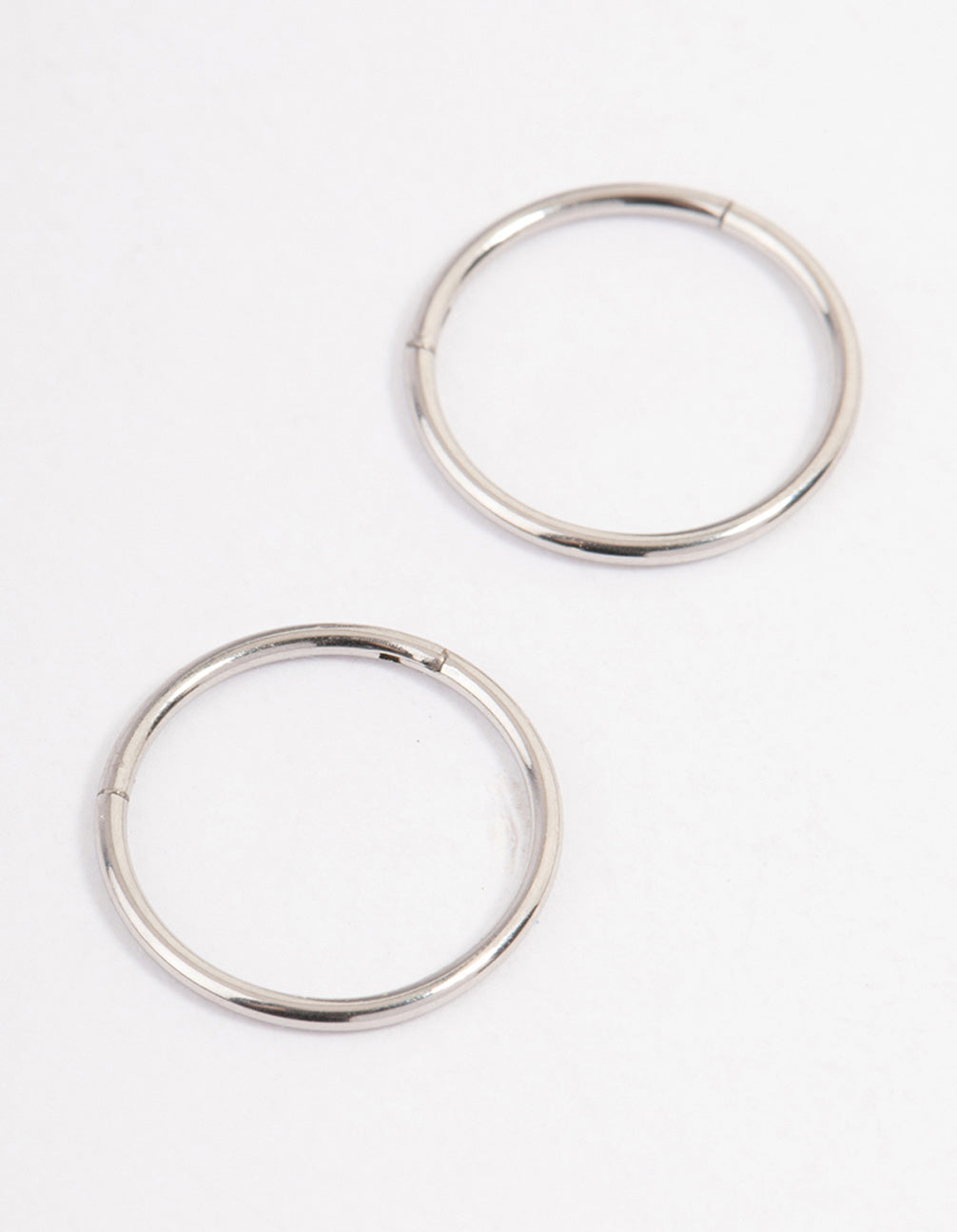 1pair Simple 10mm Hoop Earrings For Women s925 Sterling Silver Casual Fine  Ladies Jewelry Gift | SHEIN