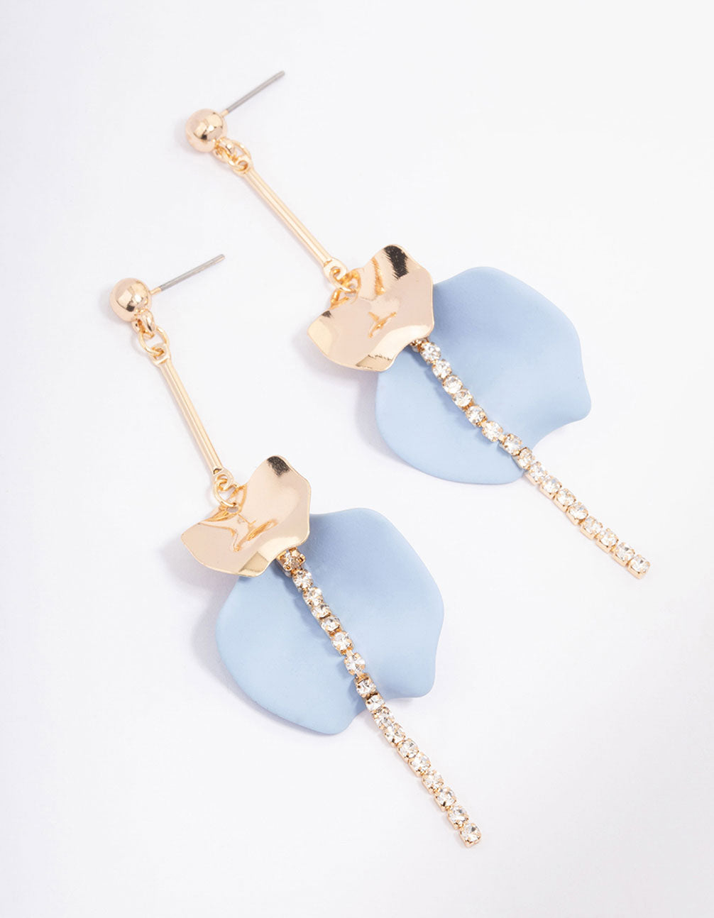 Lovisa Blue Cupchain & Petal Drop Earrings
