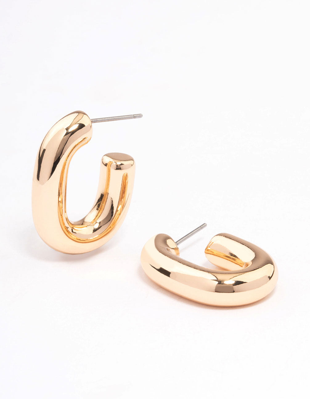 Lovisa Gold Chubby Oval Hoop Earrings
