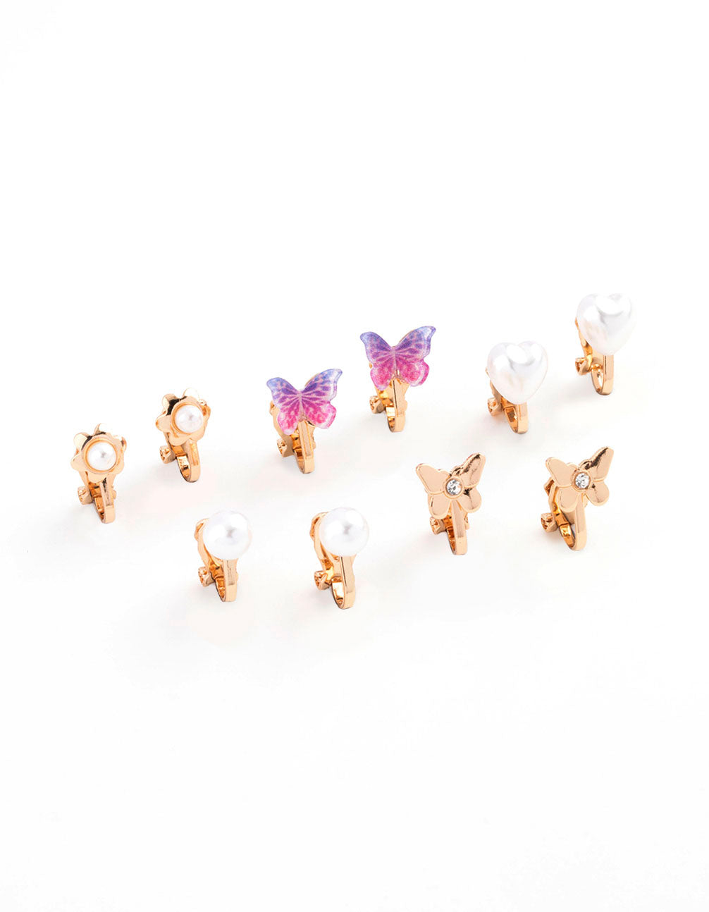 Buy 6 Pairs Handmade Girls CLIP ON Earrings Set in Gift Box Cute Animals  Frog Butterfly Unicorn Mermaid Bear Rabbit Online in India - Etsy