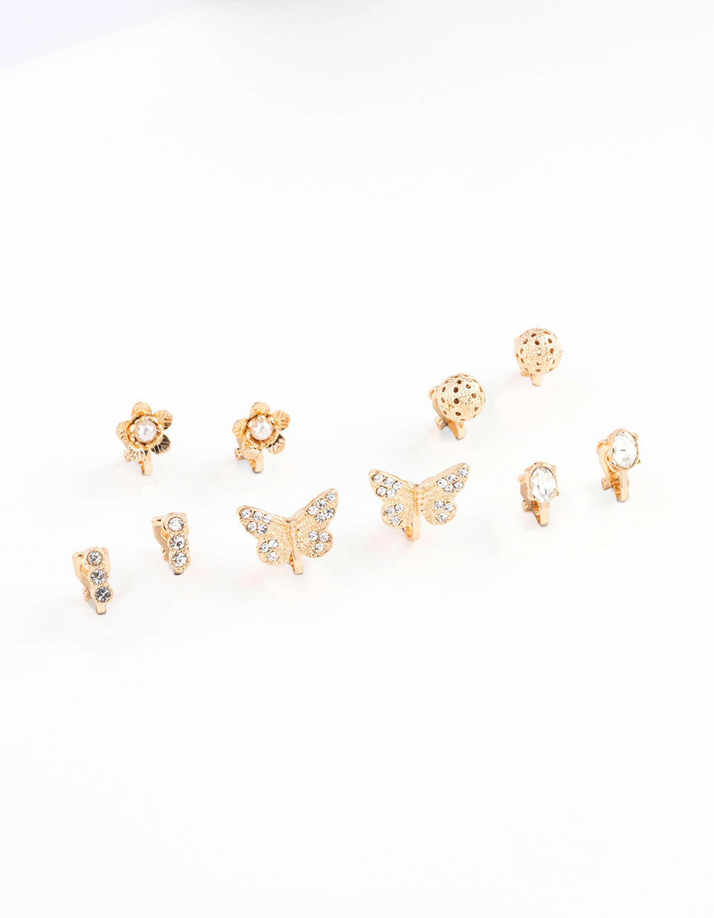 Variety is the Spice of Life. Delightful Mix of Clip Earrings