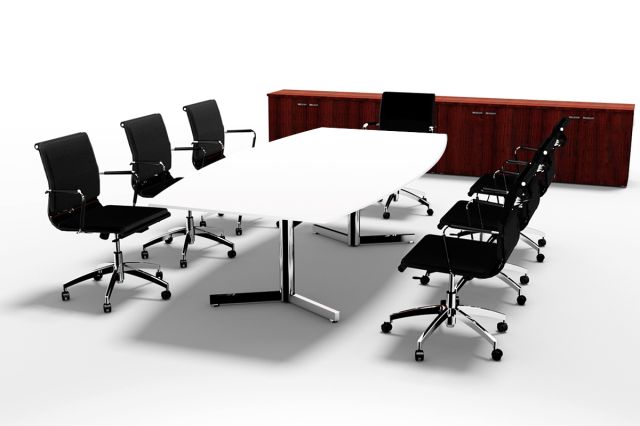 Status Boardroom Tables With Supreme Base