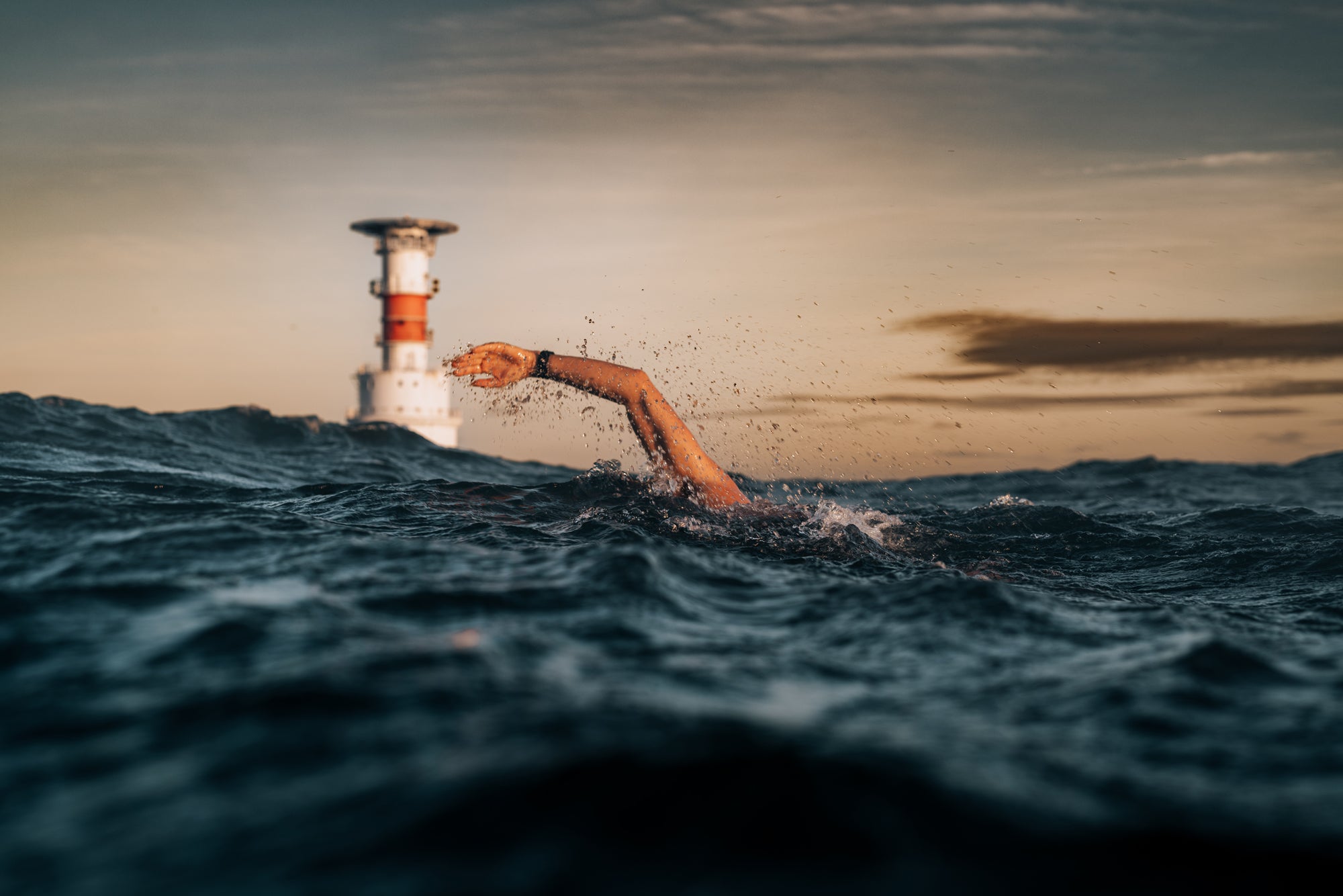 Irish marathon swimmer Dave Berry, for Outdoor Swimming Society.