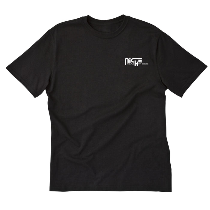 Niche Logo T-Shirt - Black — Wheel Merch