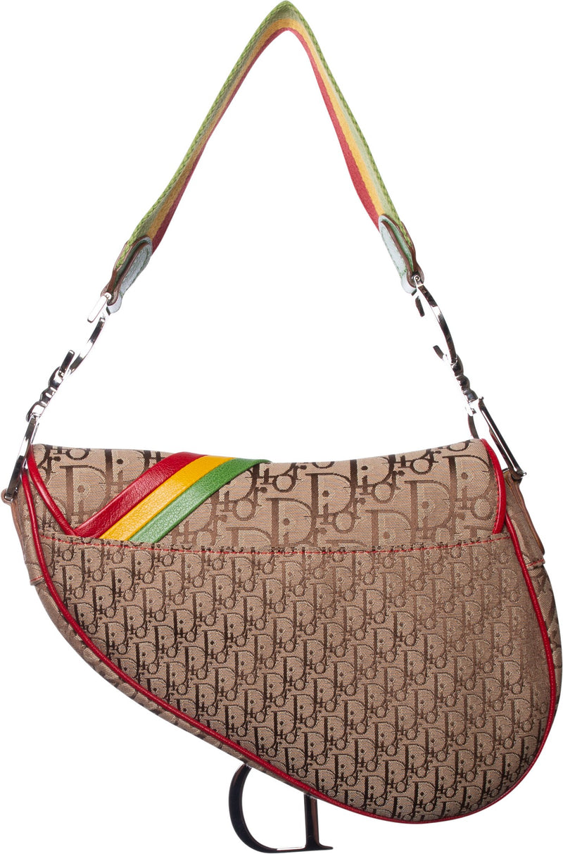 dior rasta saddle bag