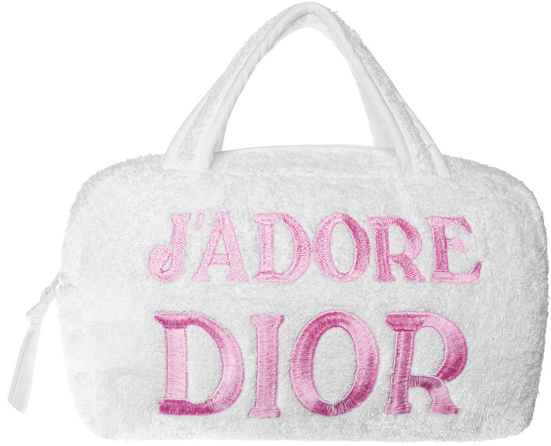 dior terry cloth bag