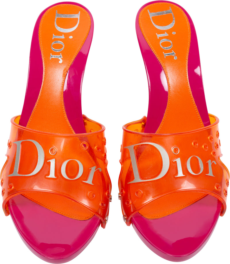 dior jelly heels