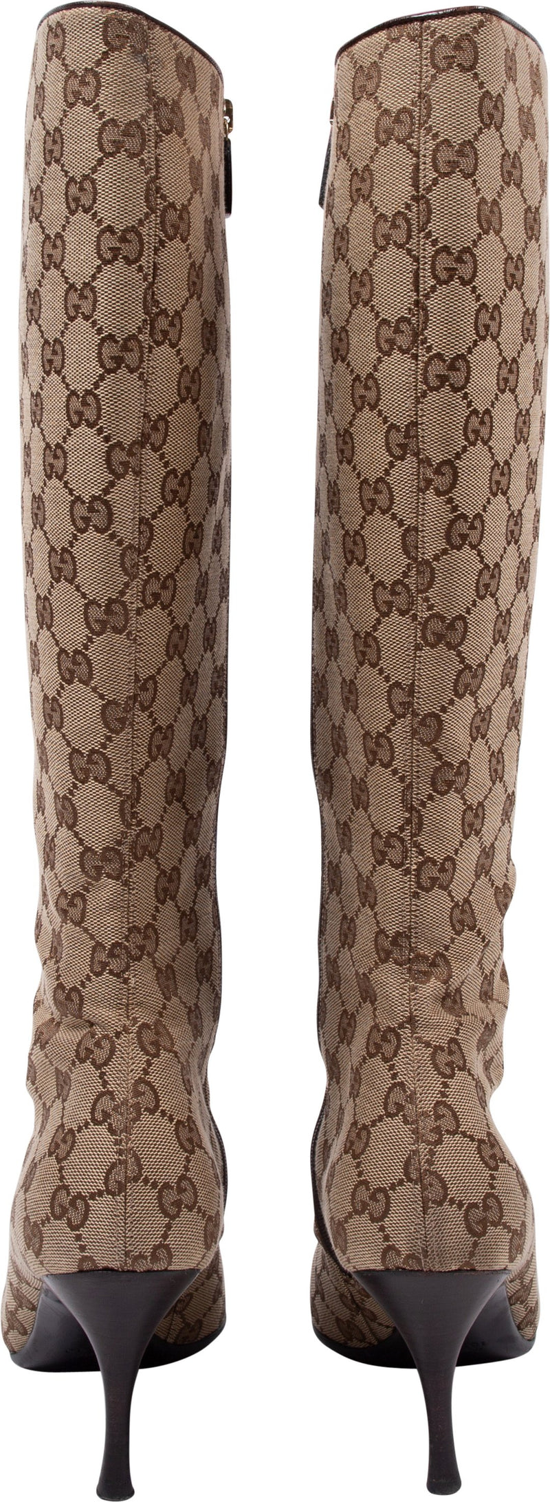 Gucci Monogram Canvas Boots | EL CYCER
