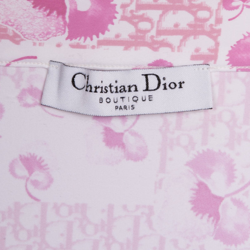 Christian Dior Resort 2005 Logo Flowers Wrap Skirt | EL CYCER