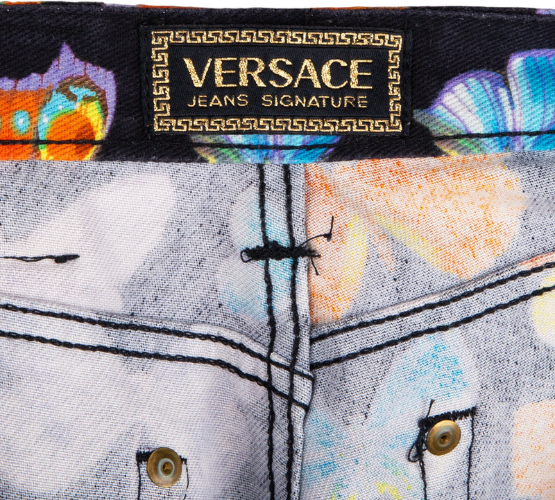 Gianni Versace Spring 1995 Butterfly Jeans | EL CYCER