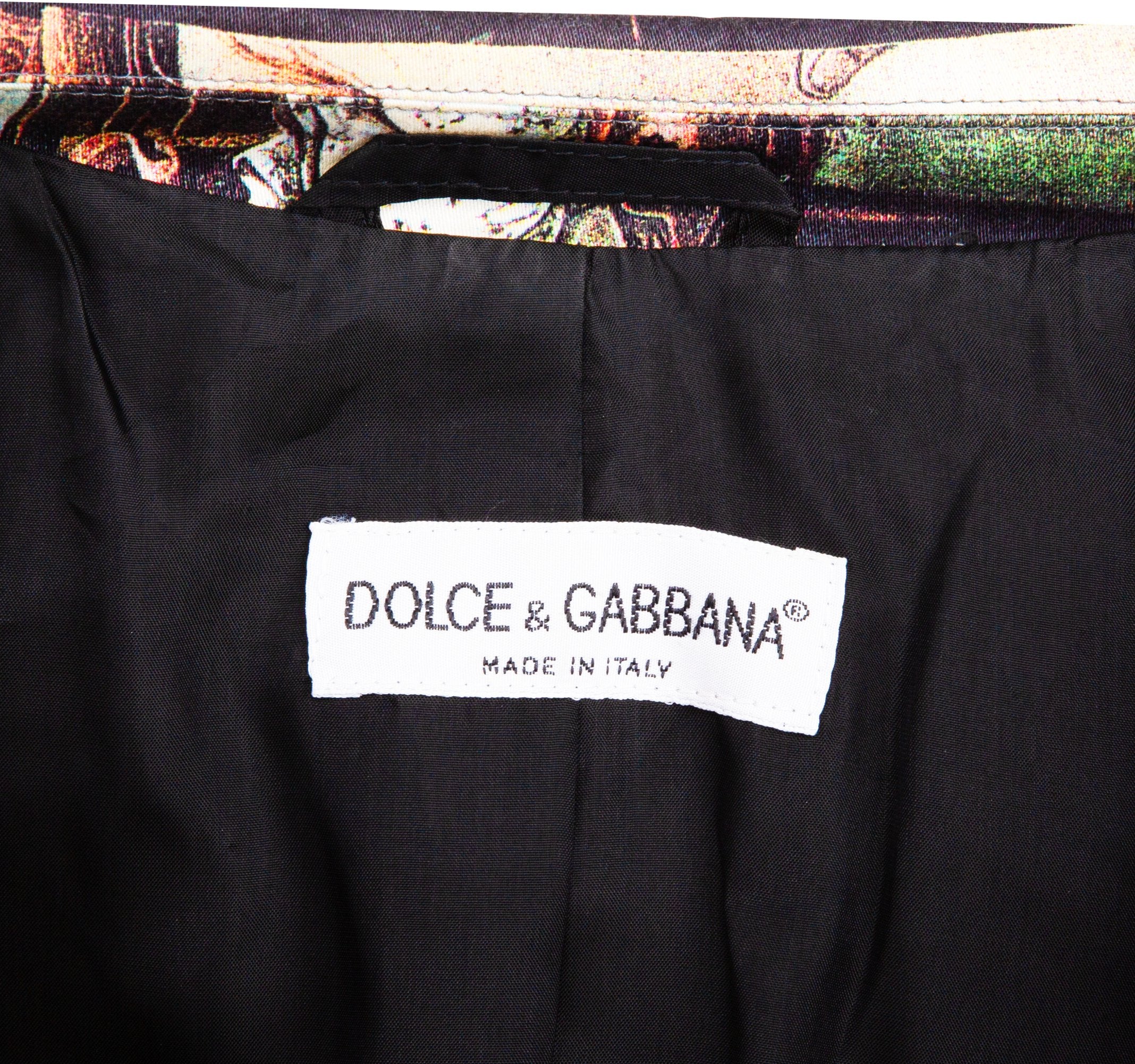 Dolce & Gabbana Spring 1993 Runway Birth Of Venus Jacket | EL CYCER