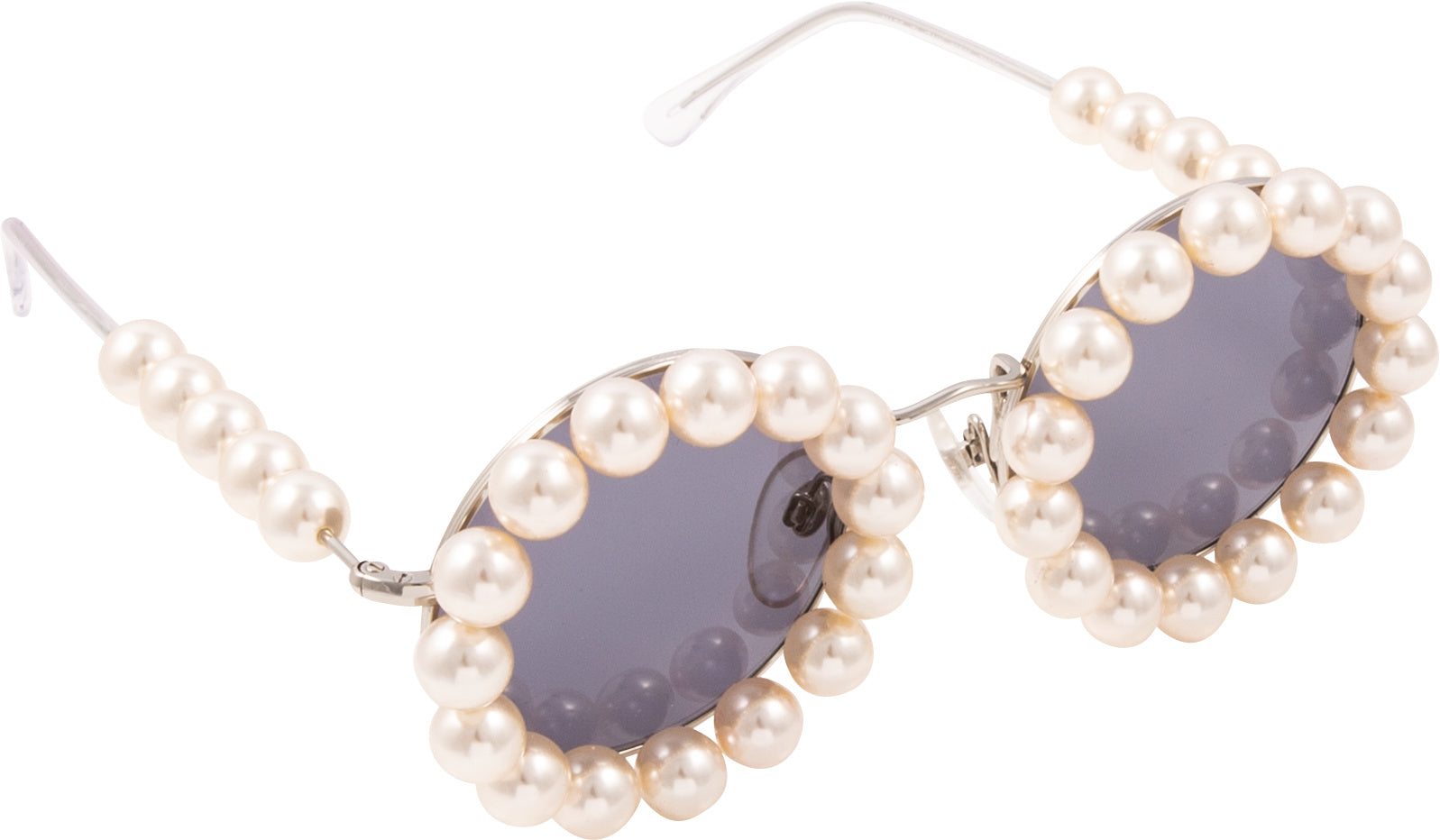 Image of Chanel Spring 1994 Runway Pearl Embellished Sunglasses