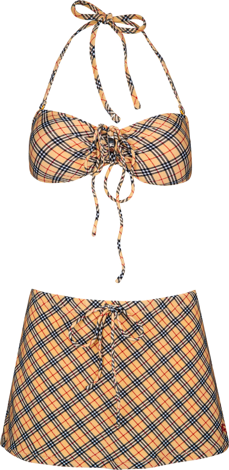 burberry skirt set