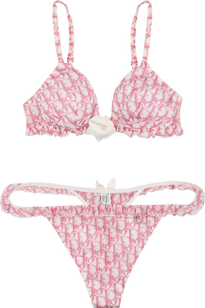 Christian Dior Girly Diorissimo Lingerie Bikini Set | EL CYCER