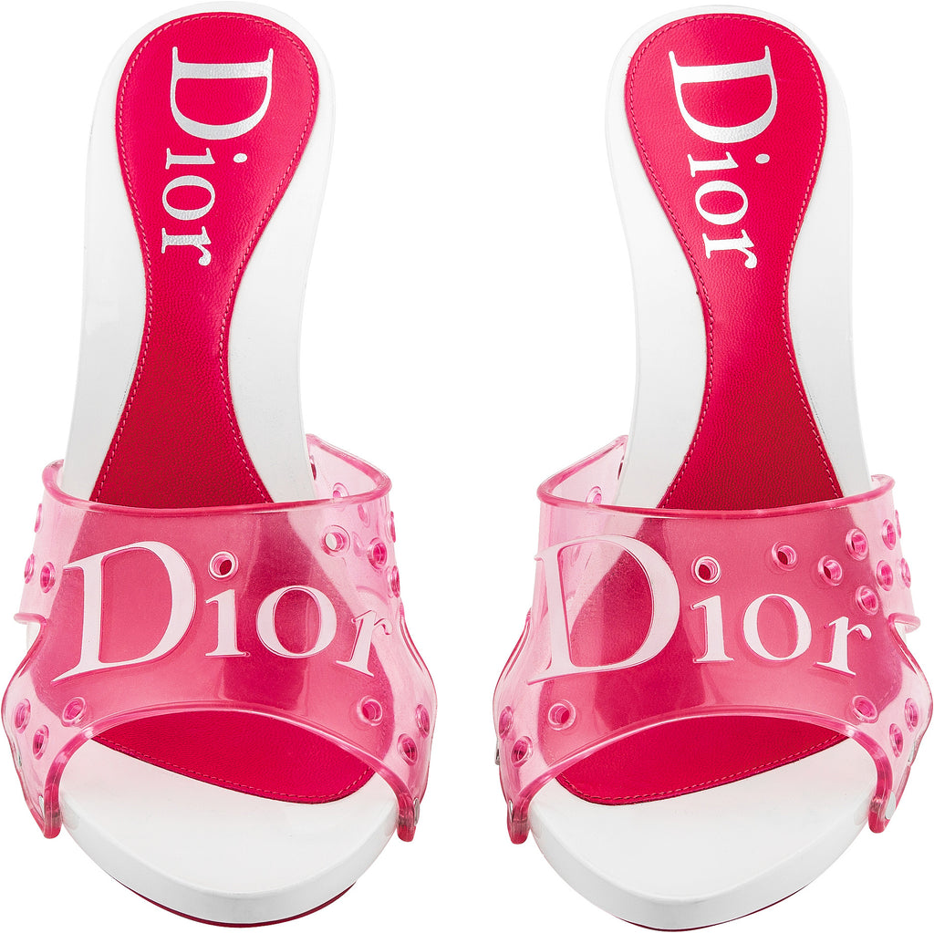 dior jelly mules