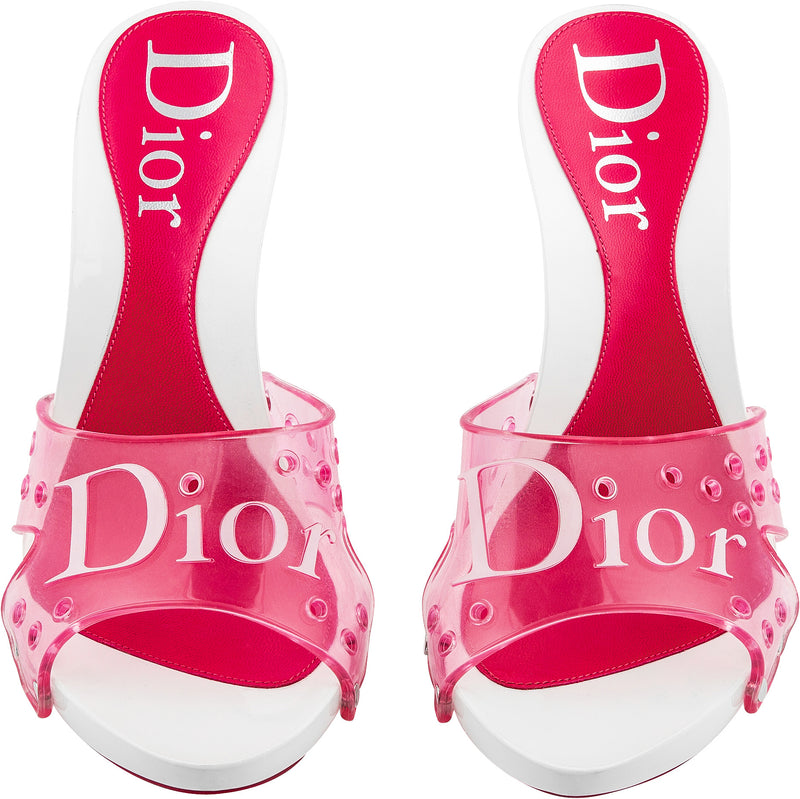 dior jelly heels