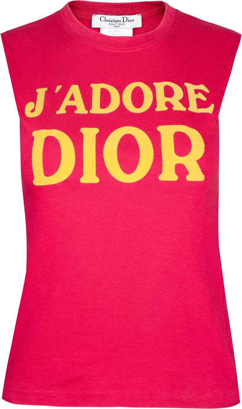 Christian Dior J'Adore Dior Sleeveless Top | EL CYCER