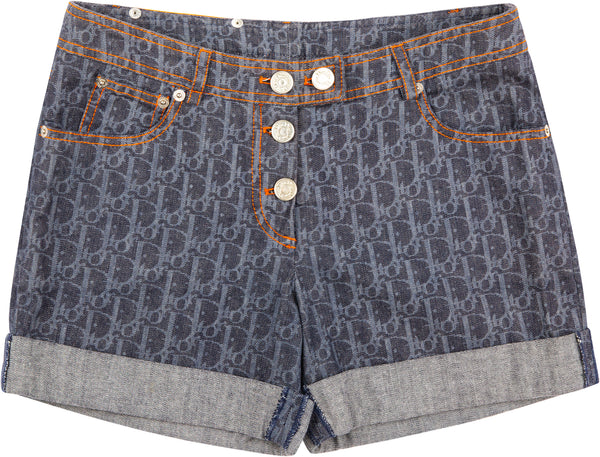 Christian Dior Flight Diorissimo Denim Shorts | EL CYCER