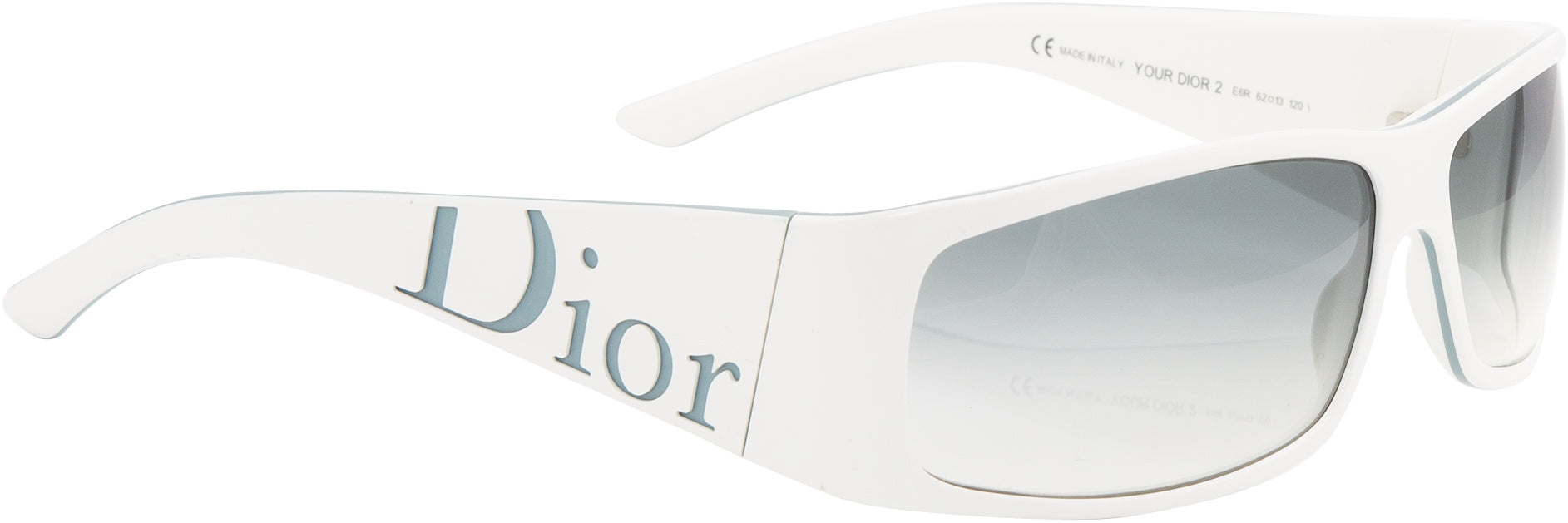 Christian Dior Your Dior 2 White Logo Sunglasses | EL CYCER