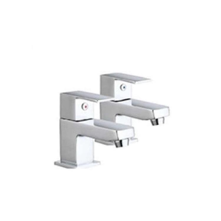 The White Space Forte Basin Pillar Tap - Pair - WSTF02