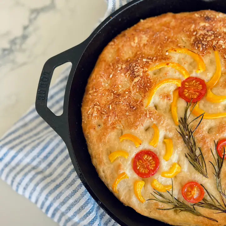 Dr. Pete's Foods - Italian Herb Focacia Skillet Bread