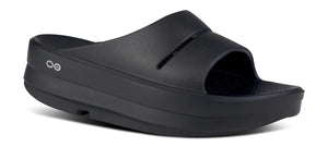 OOFOS - OOmega OOahh Sandal (Black) - Women's - RTS Sports
