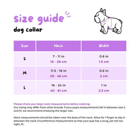 korriko collar size guide