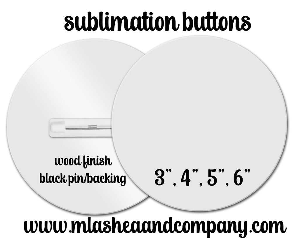 Sublimation Button Templates