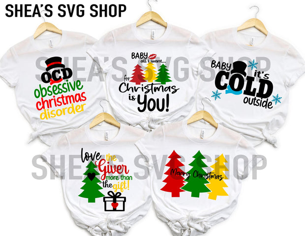 Christmas Labels SVG Bundle Plus Mocks Shown – M LaShea & Company