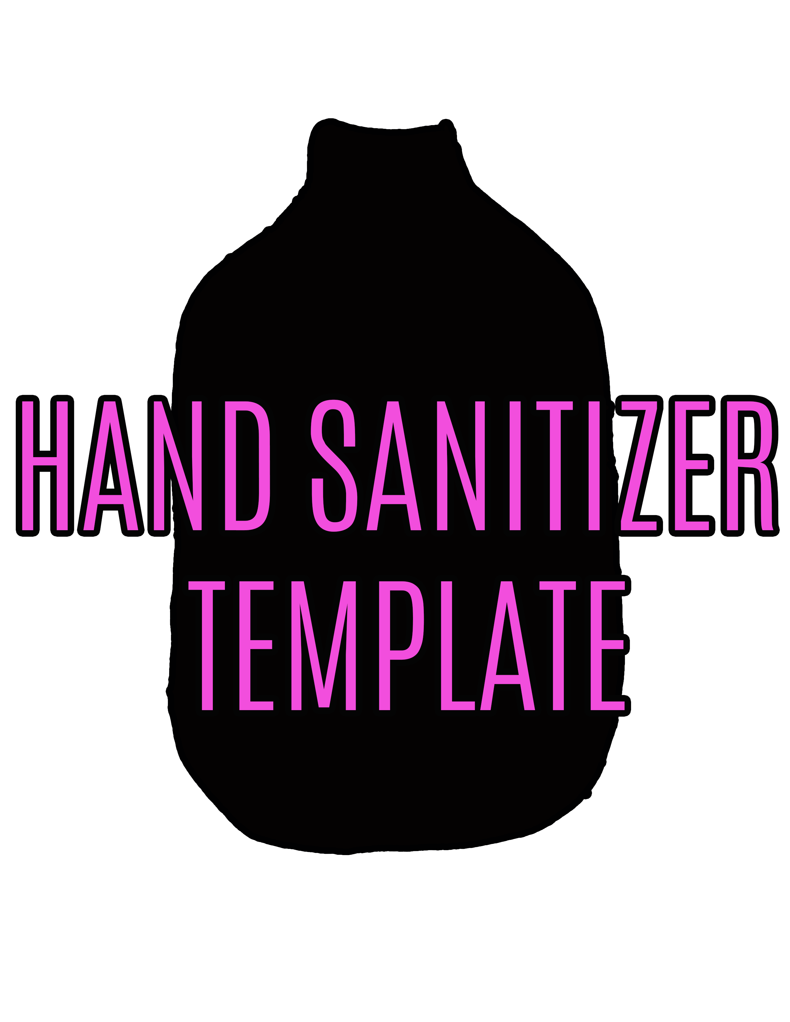 Download Hand Sanitizer Sublimation Template Mlasheaandcompany