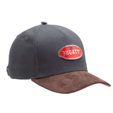 Bugatti Heritage Metal Emblem Baseball Cap - Grey - Official Licensed Merchandise