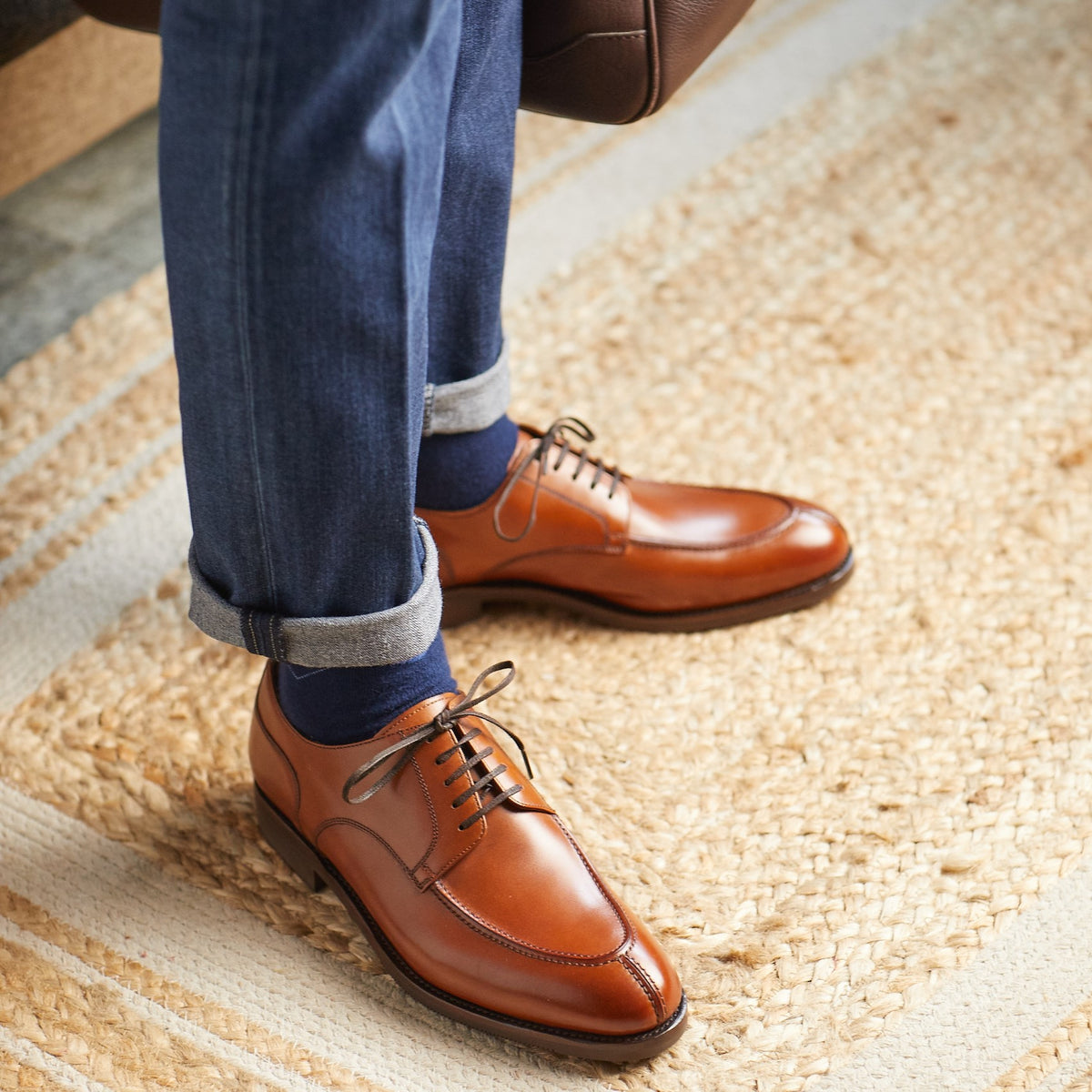 Wingtip Oxford - Cuoio - Mod Last– Bridlen