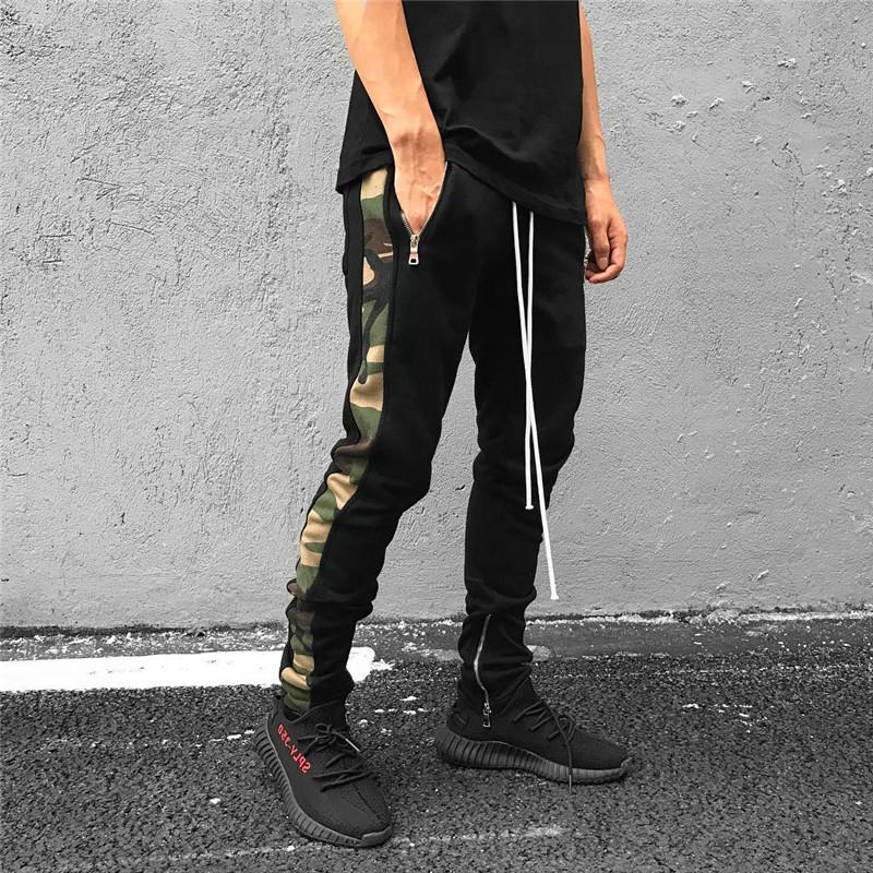 jogger pants with zipper at the bottom