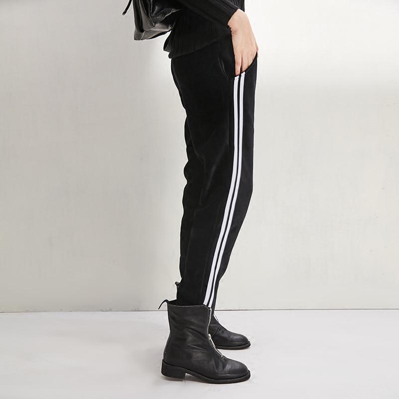 two stripe track pants