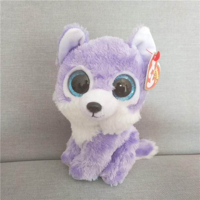 purple wolf plush