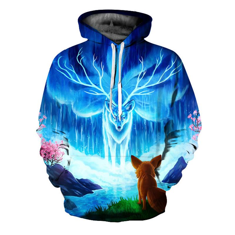 3d animal print hoodies