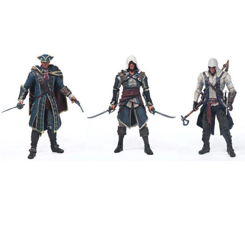 Assassins Creed 4 Black Flag Games Figurine Connor 15cm Pvc Model Figm Jetcube - assassins creed iii connor kenway pants roblox