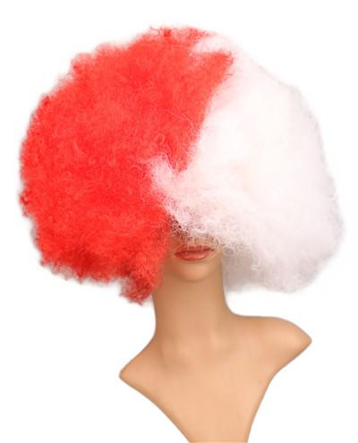 red and green wig