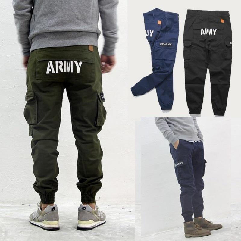 black skinny cargo pants mens