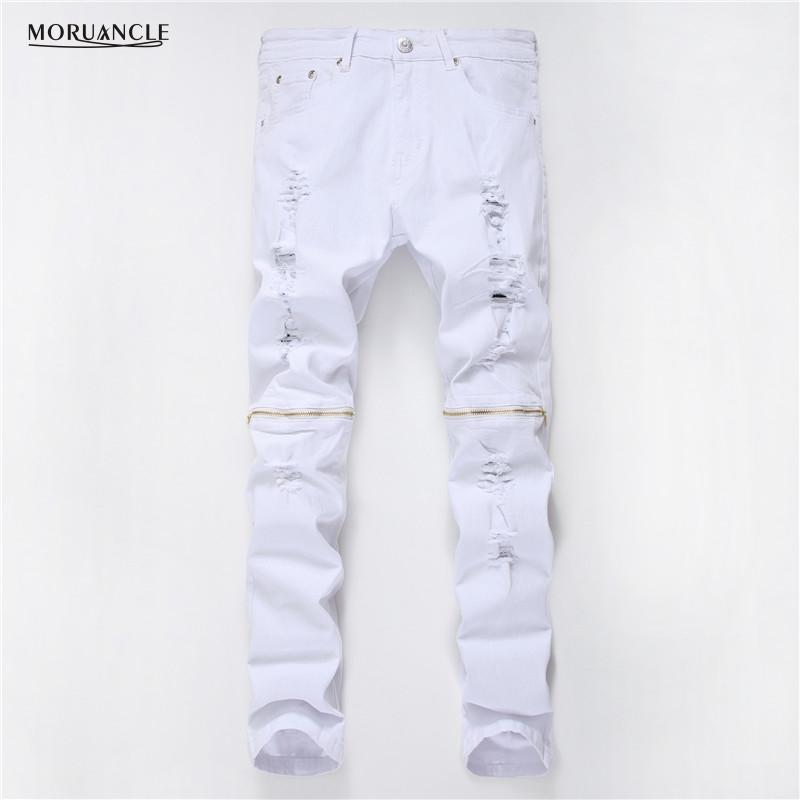 all white designer jeans