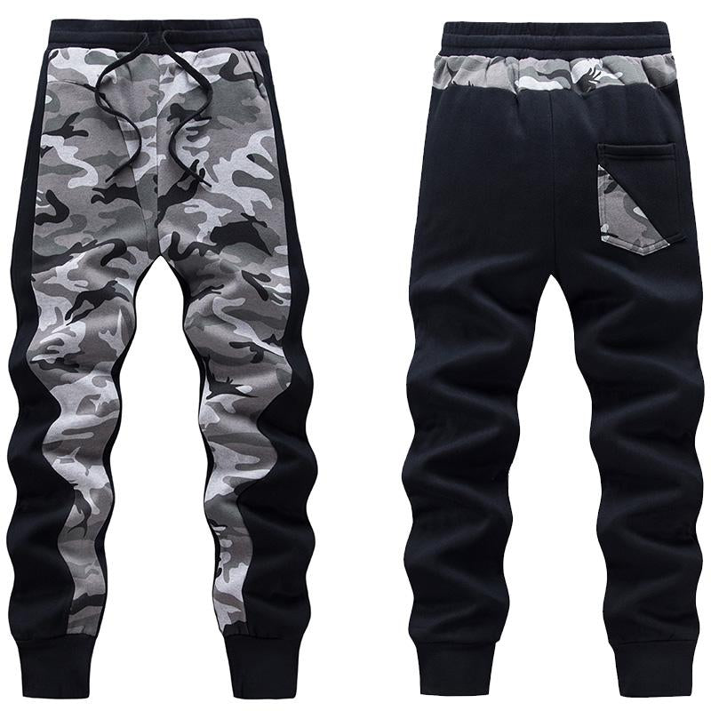 winter camo joggers