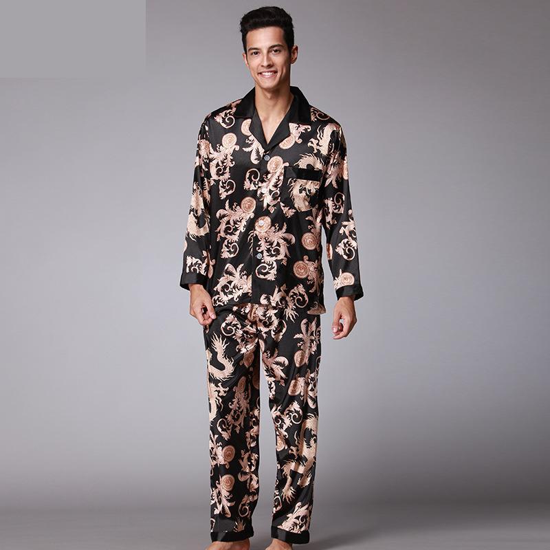 silk night dress for man