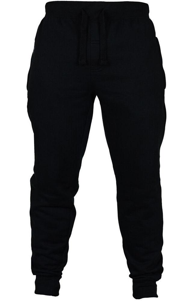 loose black sweatpants